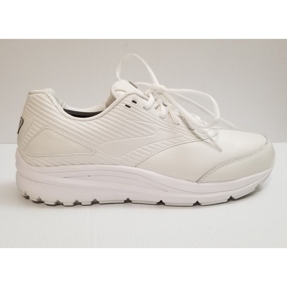 Brooks Addiction Walker 2 Women 10.5 Shoes White Slip Resistant Max Support Work